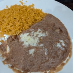 Victoria's Mexican Restaurant - We shared a side of rice & beans.  The beans had a good flavor.  Rice was just average.