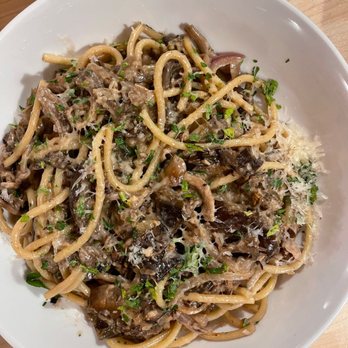 Native Fields - Mushroom & Bucatini Pasta - New American Near Me - Walnut, California Native Fields - Mushroom & Bucatini Pasta - New American Near Me - Walnut, California
