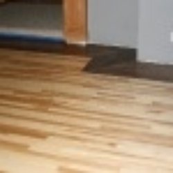 Kinney's Custom Hardwood - Hickory with a walnut border