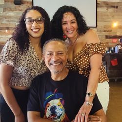 Robert Graham - Celebrating my husband 64 birthday. While he is wearing his Robert Graham Shirt.