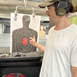 Locked and Loaded Defense Academy - Another "Happy Camper" recently completed their California CCW Instruction to now receive their Concealed Carry License.