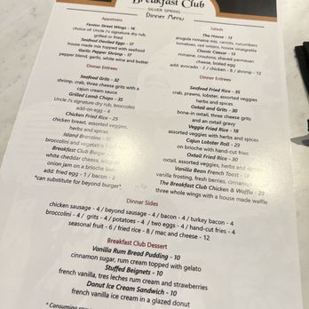 The Breakfast Club - Menu - Breakfast & Brunch Near Me - Silver Spring, Maryland The Breakfast Club - Menu - Breakfast & Brunch Near Me - Silver Spring, Maryland