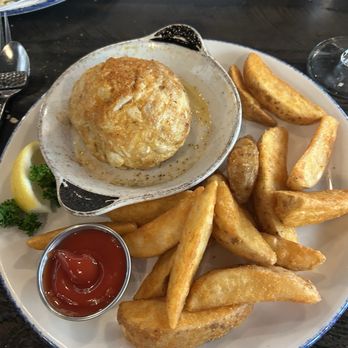 Jerry's Seafood - Crab bomb with wedge fries - Seafood Near Me - Bowie, Maryland