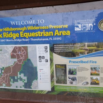 Oak Ridge Equestrian Area - Sign post - Hiking Near Me - Thonotosassa, Florida Oak Ridge Equestrian Area - Sign post - Hiking Near Me - Thonotosassa, Florida