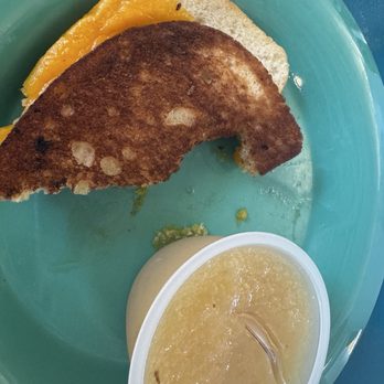 Sunset Grille - Half of the kids grilled cheese-fries or applesauce as side - Seafood Near Me - Pensacola, Florida