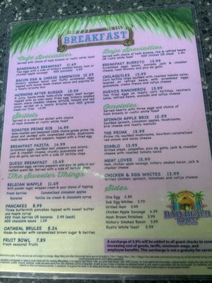 Menu photo 2 Baja Beach Cafe San Diego, CA