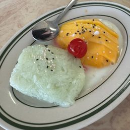 Mango with sticky rice Mango with sticky rice