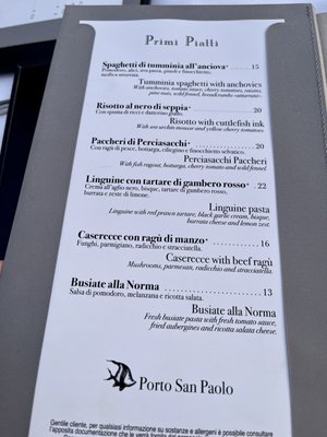 Menu photo 3 Porto San Paolo Sciacca, AG