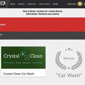 Crystal Clean Car Wash - Winner of the best car wash in metro Detroit for Click on Detroit 2017. Located in Macomb County in the City of Fraser. - Car Wash Near Me - Fraser, Michigan Crystal Clean Car Wash - Winner of the best car wash in metro Detroit for Click on Detroit 2017. Located in Macomb County in the City of Fraser. - Car Wash Near Me - Fraser, Michigan