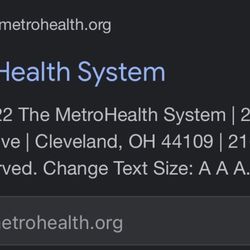 The Metrohealth System - This is the address for the main campus.