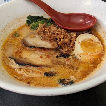 Origami Ramen Bar - Spicy ramen bowl-Hubby ordered - Ramen Near Me - Phoenix, Arizona Origami Ramen Bar - Spicy ramen bowl-Hubby ordered - Ramen Near Me - Phoenix, Arizona