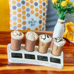 The Healthy Hive - Protein iced coffee flights