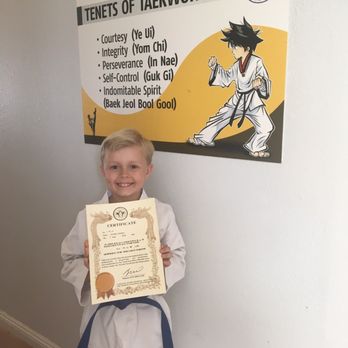 TKS Martial Arts Center - The hallway at TKS with a belt promotion certificate. - Taekwondo Near Me - Brea, California TKS Martial Arts Center - The hallway at TKS with a belt promotion certificate. - Taekwondo Near Me - Brea, California