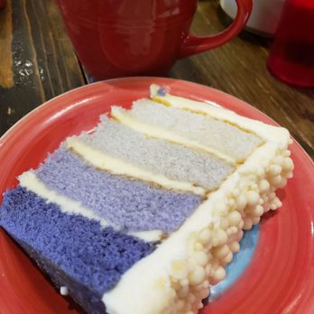 Gina’s Teardrop Cafe - Premium Black Raspberry Ombre Cake with Vanilla Icing - Breakfast & Brunch Near Me - New Lenox, Illinois