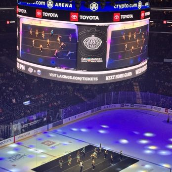Crypto Arena - Dancers at intermission - Stadiums & Arenas Near Me - Los Angeles, California