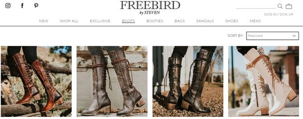 freebird boots website