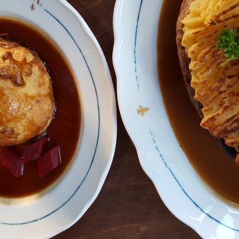 St Lawrence Restaurant - The tourtiere and the "fancy poutine" (pomme duchesse) - French Near Me - Vancouver, British Columbia St Lawrence Restaurant - The tourtiere and the "fancy poutine" (pomme duchesse) - French Near Me - Vancouver, British Columbia