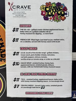 Menu photo 2 Crave Cafe And Catering Louisville, KY Menu photo 2 Crave Cafe And Catering Louisville, KY
