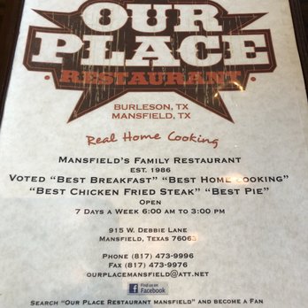 Our Place Restaurant - New American Near Me - Mansfield, Texas Our Place Restaurant - New American Near Me - Mansfield, Texas