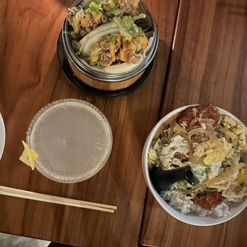 Ramen Wasabi - Pork and Egg Bowl Rice, Fried Chicken Buns Small Plate - Ramen Near Me - Chicago, Illinois