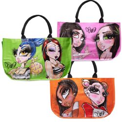 Sand One Studio - Recycle bags available inside a studio featuring Sand One dolls