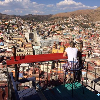 Bésame Café - A panoramic view of Guanajuato from the café's balcony. - Cafeteria Near Me - Guanajuato, GUA