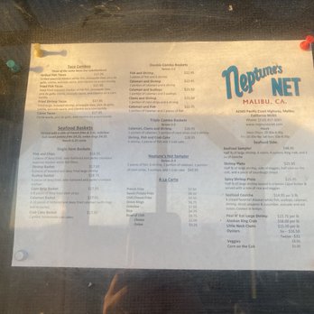 Neptune's Net - Menu - Seafood Near Me - Malibu, California Neptune's Net - Menu - Seafood Near Me - Malibu, California