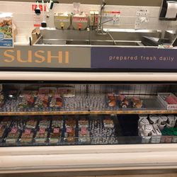 Shaw's - Sushi bar complete with ready made sushi chef!
