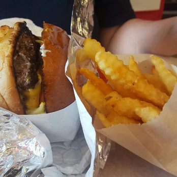 Retro Junction - Juicy Burger with fries and any size fountain drink for the Wednesday 5.99 special. - Convenience Stores Near Me - Fresno, California