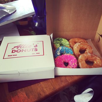 Allie's Donuts - The perfect addition to any breakfast! Also look at those jimmies they are only available at allies - Donuts Near Me - North Kingstown, Rhode Island