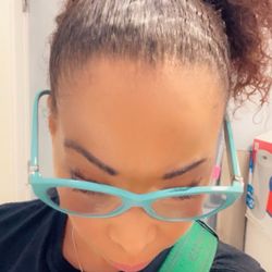 Pearle Vision - The right temple is bowed, which results to the glasses falling off my face.