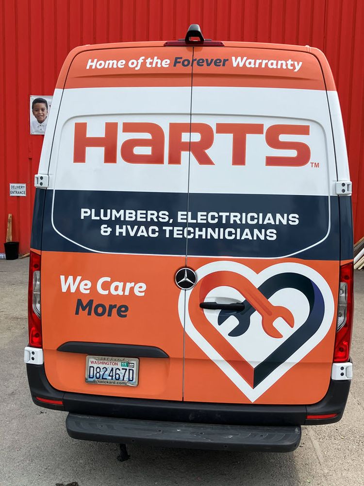 Slide of Harts Plumbers, Electricians, & HVAC Technicians