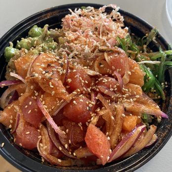 Ahipoki - 3 Scoop Poke Bowl - Poke Near Me - Huntington Beach, California