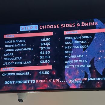 Primecut Taqueria - Menu 3 - Tacos Near Me - Anaheim, California