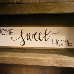 Aimee Crowther Chilton - Limestone Realty Group | Compass - Handmade calligraphy by Aimee. She knew we really liked grey tones and got a beautiful grey wooden frame.