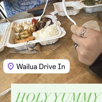Wailua Drive In - Shrimp and steak combo. Not all the portion as this was taken after we dug in. - Hawaiian Near Me - Kapaʻa, Hawaii