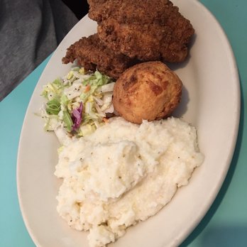 Jude's Old Town - Grits plate with fried chicken $15 - Cajun/Creole Near Me - Seattle, Washington Jude's Old Town - Grits plate with fried chicken $15 - Cajun/Creole Near Me - Seattle, Washington
