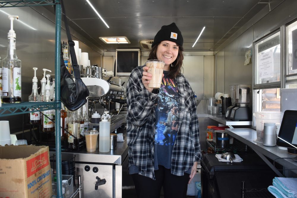 The Velvet Cup Coffee Truck Logo