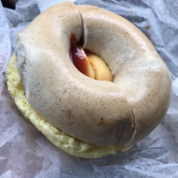 Bordentown Bagels - Honey wheat bagel with egg and cheese. Salt, pepper & ketchup added. - Bagels Near Me - Bordentown, New Jersey Bordentown Bagels - Honey wheat bagel with egg and cheese. Salt, pepper & ketchup added. - Bagels Near Me - Bordentown, New Jersey