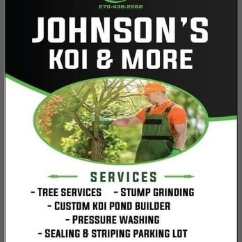 Johnson Koi & More - a flyer for a tree service - Landscaping Near Me - Rockfield, Kentucky Johnson Koi & More - a flyer for a tree service - Landscaping Near Me - Rockfield, Kentucky