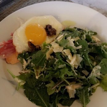 Anthony David's - Kale caesar salad with egg - Breakfast & Brunch Near Me - Hoboken, New Jersey