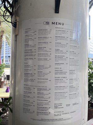 Menu photo 4 Opera House Miami, FL