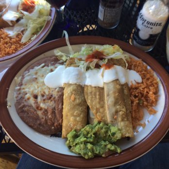 Hacienda - Flautas with beans and rice - Mexican Near Me - Goshen, New York