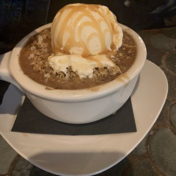 Laci's Tapas Bar - Peach cobbler ala mode - Tapas/Small Plates Near Me - Syracuse, New York