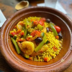 Blue Fez - Shrimp tagine