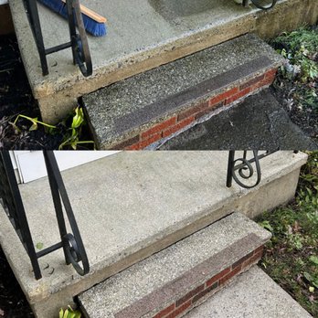 Wetherhold Construction Group - This stoop hadn't been cleaned in at least 10 years - Handyman Near Me Wetherhold Construction Group - This stoop hadn't been cleaned in at least 10 years - Handyman Near Me