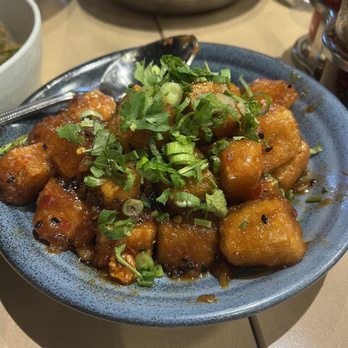 Gai Noi - Crispy fried tofu minus a couple pieces we ate! - Desserts Near Me - Minneapolis, Minnesota