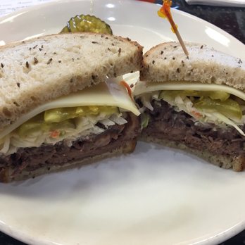 MGM Roast Beef - Make your own - roast beef sandwich withs slaw, swim cheese, pickles and horseradish on rye. - Sandwiches Near Me - Washington, DC, District of Columbia MGM Roast Beef - Make your own - roast beef sandwich withs slaw, swim cheese, pickles and horseradish on rye. - Sandwiches Near Me - Washington, DC, District of Columbia