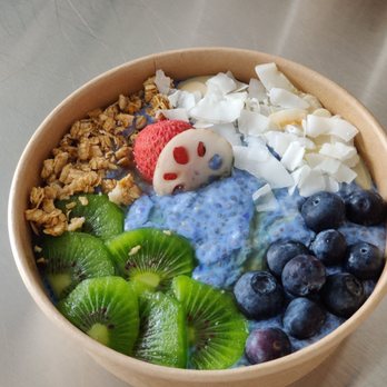 Meadows Cafe - The Mermaid Bowl finger licking good - Cafes Near Me - Fresh Meadows, New York