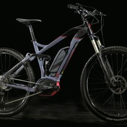 Tecno Ferramenta - E-Sempione Full Suspension 1.0 All Mountain, anch'essa disponibile per il noleggio presso Tecnoferramenta e-Bike rent